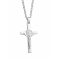 Collar cruz san Benito Plata 925