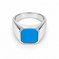 Anillo turquesa plata 925