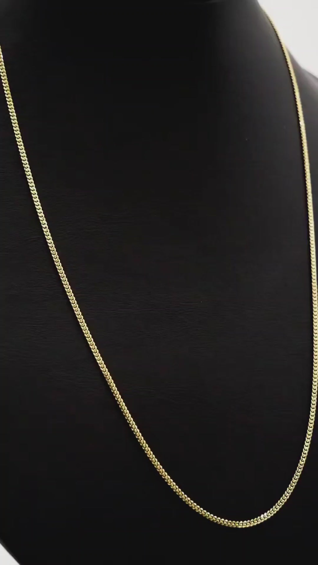 Cadena cubana oro 10k 2 mm 55 cm