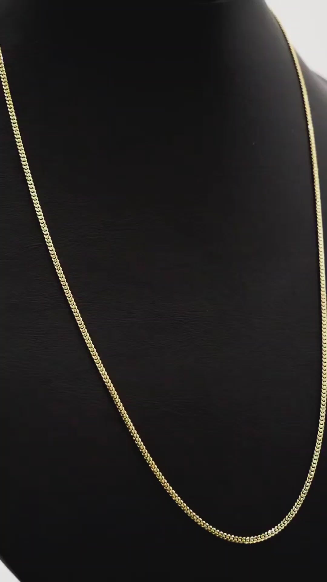 Cadena cubana oro 10k 2 mm 55 cm